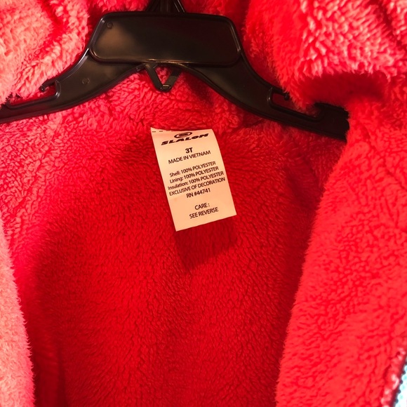 Slalom 3T winter 🥶 Fleece Coat, Jacket Girls Unisex - Picture 3 of 4